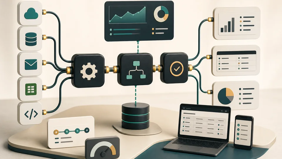 Semi-realistic automation workflow and system integration tools